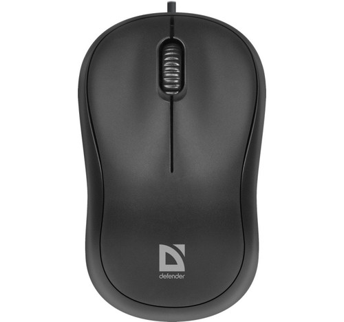 Defender Patch Optical Wired Mouse, 3 Buttons, 1000 DPI MS-759, black