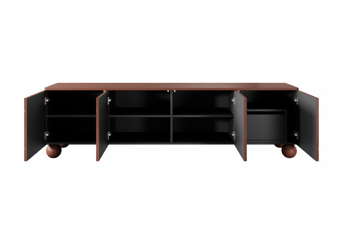 TV Cabinet Sonatia II 200 cm, with internal drawer, burgundy