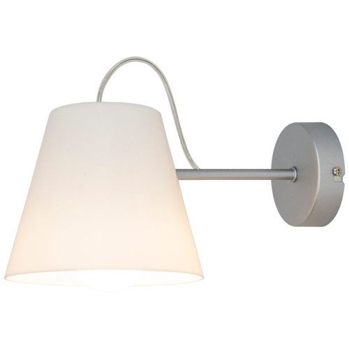 GoodHome Wall Lamp Syenite 1-p E27, silver