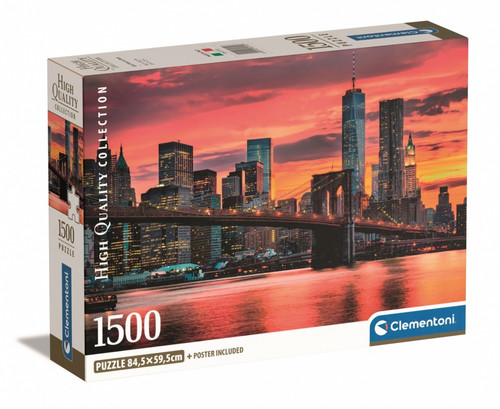 Clementoni Jigsaw Puzzle Compact East River at Dusk 1500pcs 10+