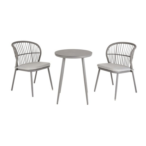 GoodHome Round Table for Balcony/Terrace Apolima