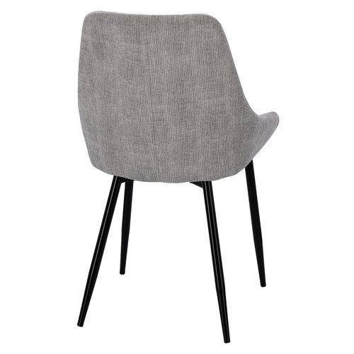 Upholstered Chair Floyd, corduroy, grey