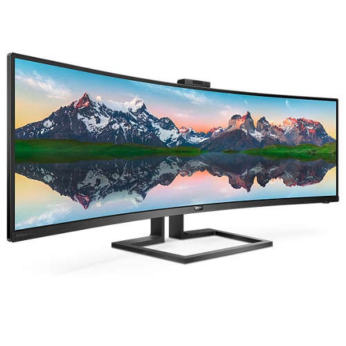 Philips 48.8" Brilliance 32:9 SuperWide Curved LCD Display 499P9H Curved VA HDMIx2 DP USBC