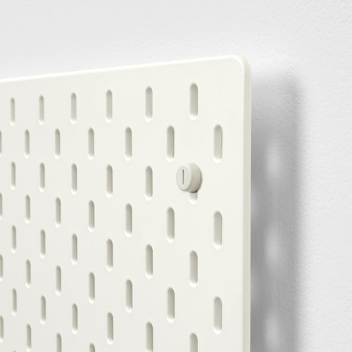 SKÅDIS Pegboard, white, 56x56 cm