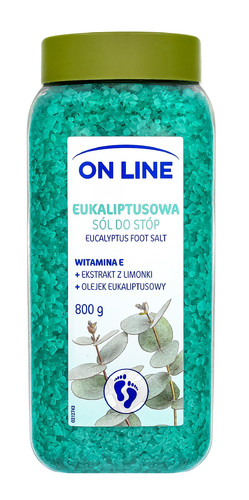 On Line Foot Salt Eucalyptus 800g