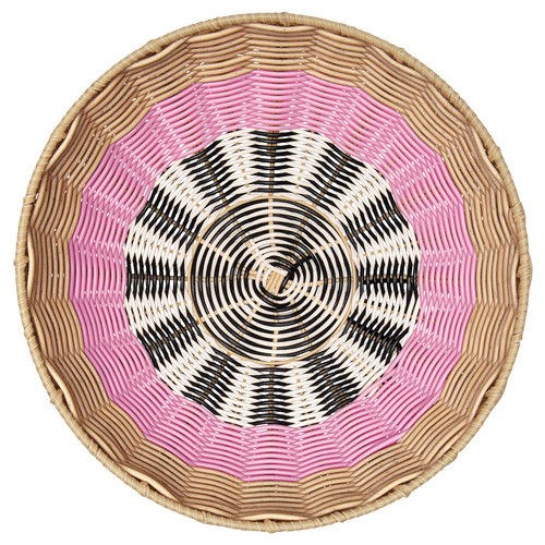 DJURTRÄNARE Basket, beige/pink, 32x19 cm