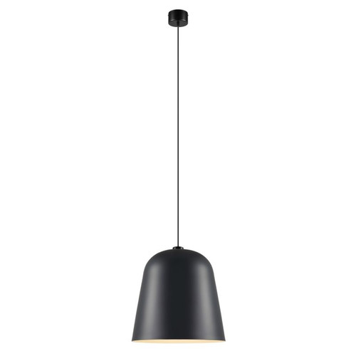 GoodHome Pendant Lamp Calume E27 38cm, matt black