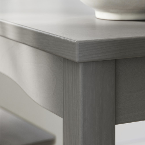 HAUGA Table, grey, 74x74 cm