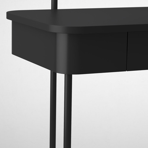 GRÅFJÄLLET Dressing table, anthracite, 100x42 cm