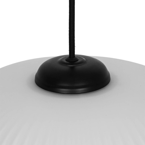 GoodHome Pendant Lamp Walgis 30W E27, chrome/white