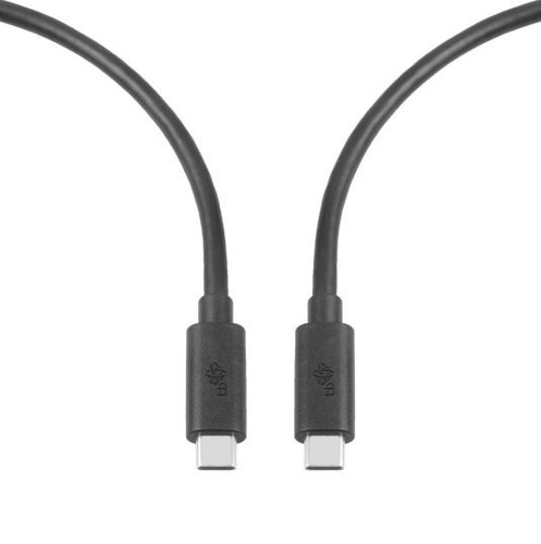 TB Cable USB-C - USB C 1m 100W 5Gbps, black