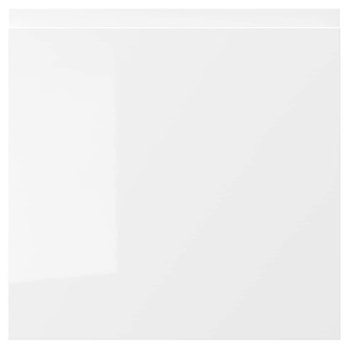 VOXTORP Door, high-gloss white, 40x40 cm