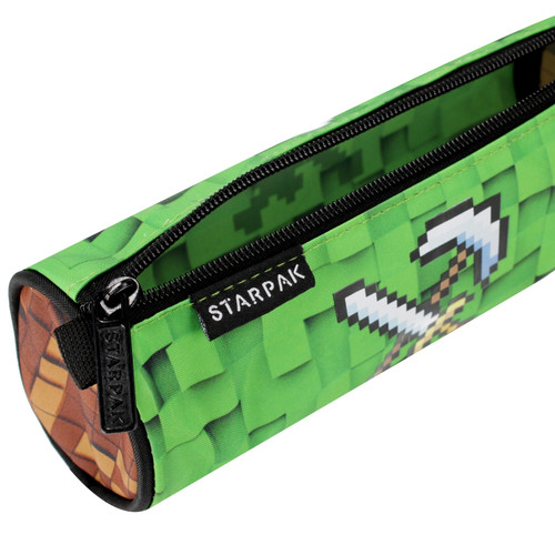 Pencil Case with Zipper Pixel Game 1pc