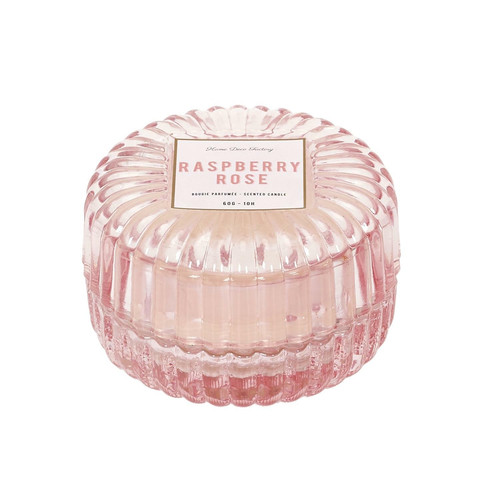 Scented Candle in Glass Raspberry Rose