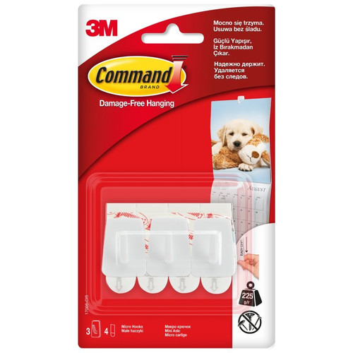 3M Command Hook, Pack of 3