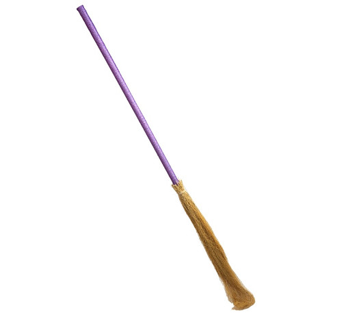 Witch's Broom Costume Party Accessory, purple