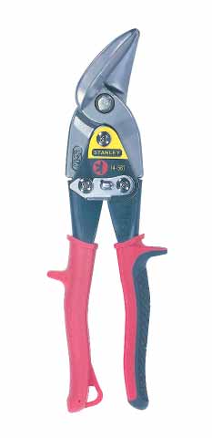 Stanley Aviation Snips Offset, left