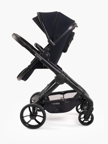 iCandy Peach 7 Designer Pushchair and Carrycot Black - Complete Bundle