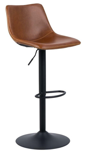 Bar Stool Oregon high PU, brandy