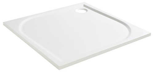 Square Composite Shower Tray GoodHome Limski 90x90cm