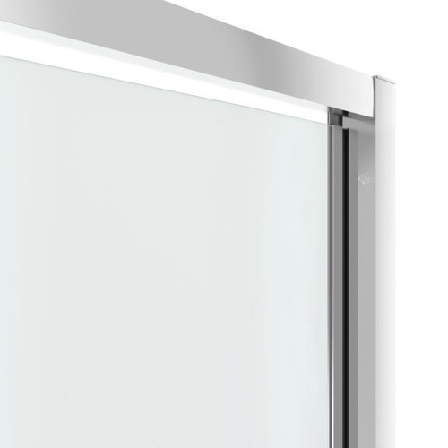 GoodHome Pivot Shower Door Beloya 100 cm, chrome/transparent