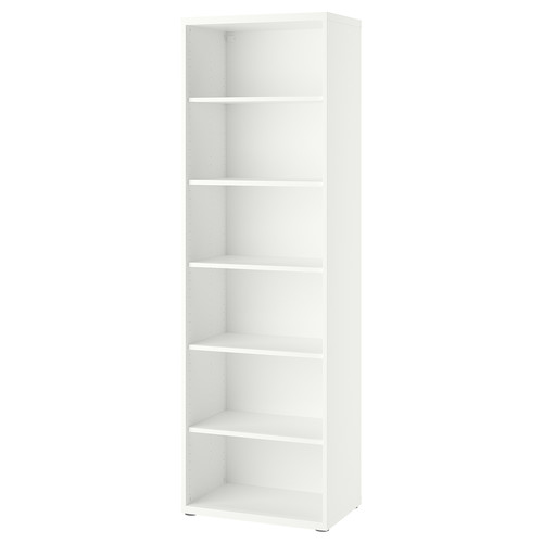 BESTÅ Shelving unit, with 5 shelves/white, 60x40x193 cm