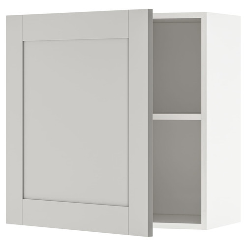 KNOXHULT Wall cabinet with door, grey, 60x60 cm