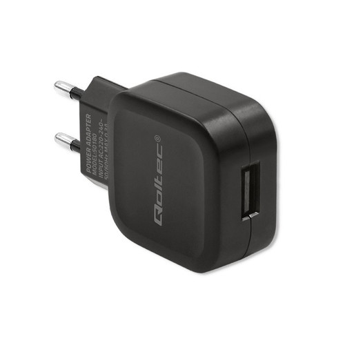 Qoltec Charger 12W  | 5V | 2.4A | USB EU Plug