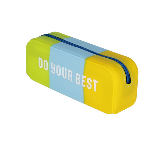 Pencil Case Silicone Tricolore Neon