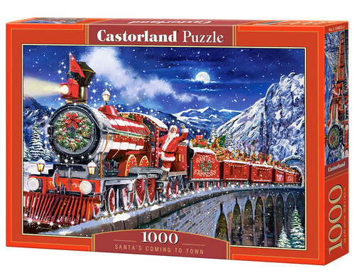 Castorland Jigsaw Puzzle Santa's Coming To Town 1000pcs