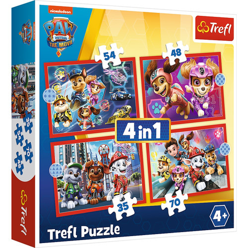 Trefl Children's Puzzle 4in1 Paw Patrol 4+