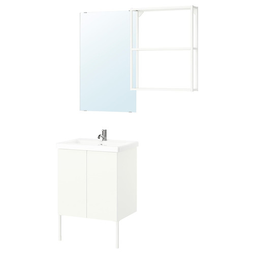 ENHET Bathroom, white, 64x43x87 cm