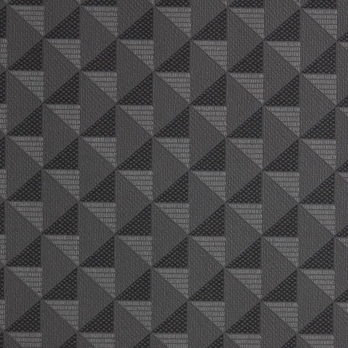 GoodHome Vinyl Wallpaper on Fleece Lyrata, black