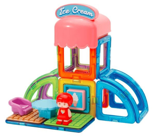 Magformers Town Set - Ice Cream Shop 3+