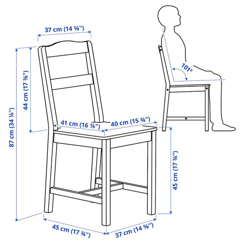 HAUGA Chair, white