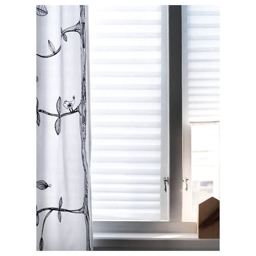 SCHOTTIS Pleated blind, white, 90x190 cm