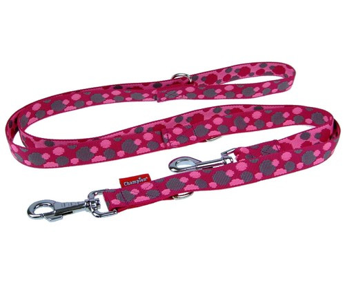 Champion Adjustable Leash Lux, 2.5cm/120cm, patterned