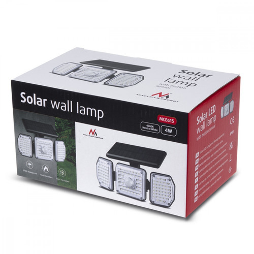 MacLean Solar LED Lamp with Motion MCE615