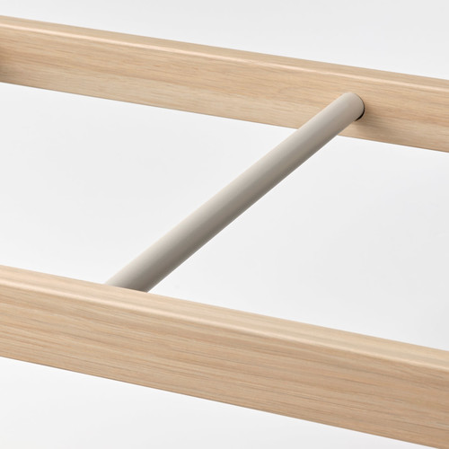 KOMPLEMENT Clothes rail, white stained oak effect, 50x35 cm
