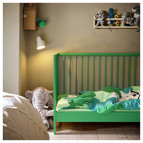 GULLIVER Cot, green, 60x120 cm