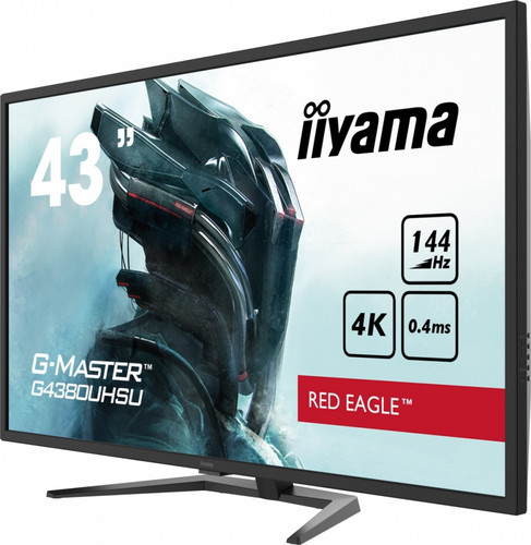 Iiyama 43" Monitor G4380UHSU-B1 4K, VA, 2xHDMI, DP, 0,4ms, 550cd/m2, USB3.0