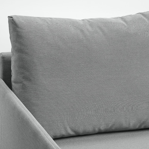 FRIDHULT Sofa-bed, Knisa light grey, 119 cm