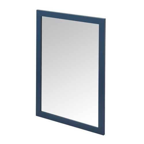 GoodHome Bathroom Mirror Perma 70 x 50 cm, dark blue frame