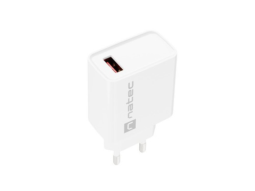 Natec USB Wall Charger EU Plug Ribera EU Plug 1x USB-A, black