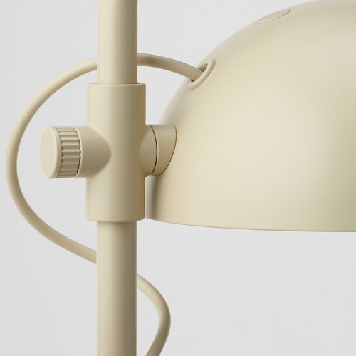 SOMMARLÅNKE LED floor lamp, beige/outdoor, 100 cm