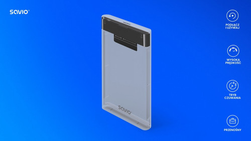 Savio External Enclosure for HDD/SSD AK-66 USB 3.0