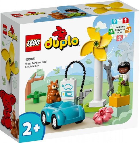 LEGO DUPLO Wind Turbine and Electric Car 24m+