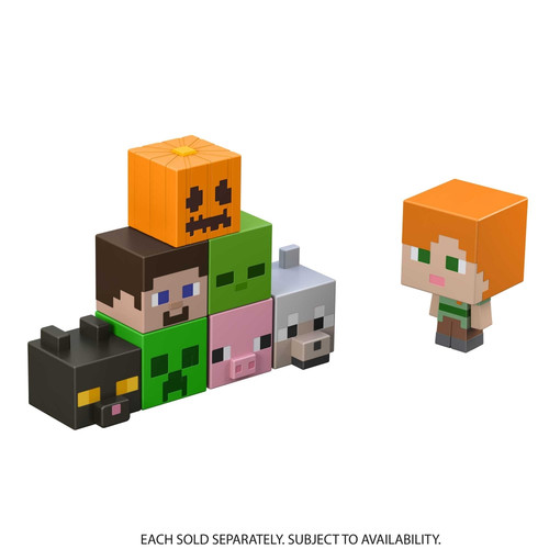 Minecraft Toys Mob Head Minis Collectible Figure HDV64 1pc, assorted, 6+