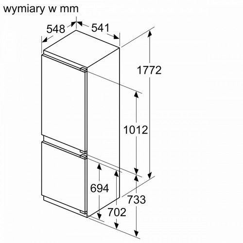 Bosch Fridge-Freezer KIN86VFE0