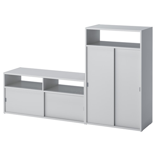 SPIKSMED TV storage combination, 157x32x97 cm